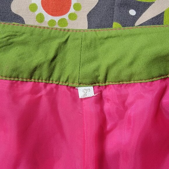 Boden Lined Cotton Floral A-Line Skirt - 6L - Picture 10 of 10